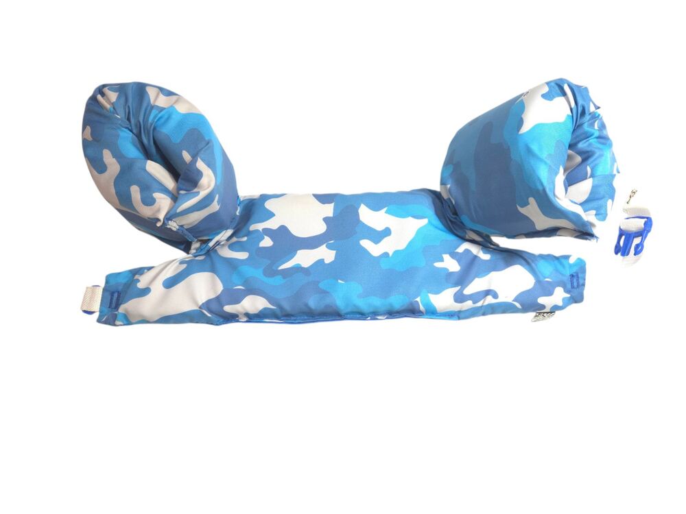 Stearns Puddle Jumper Child Life Jacket Blue Camo Swim Vest 30-50 lbs